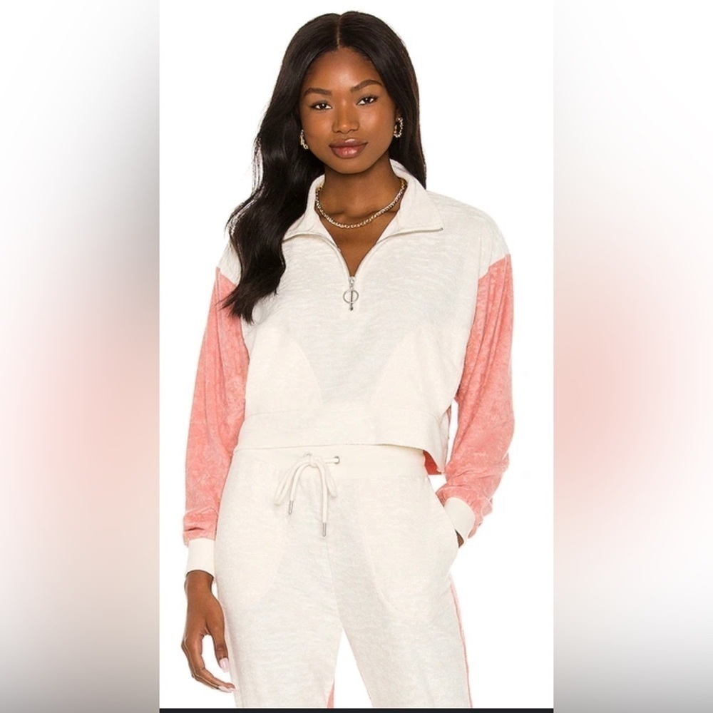 NWT L Space Best Life Terry Pullover- Size Extra Small